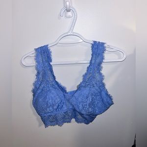 Aerie (American Eagle) Blue Lace Bralette